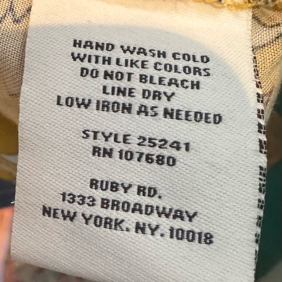 Ruby Rd. Colorful Floral Patchwork Tunic Top - Picture 3 of 4